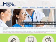 Tablet Screenshot of grupomexlab.com
